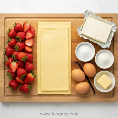 Strawberry Danish With Cream Cheese - cooking process