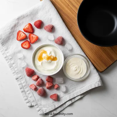 Easy Strawberry Dole Whip - cooking process