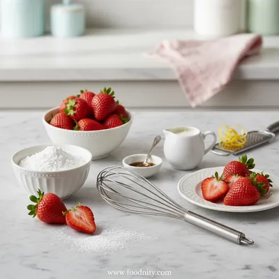 Easy Strawberry Fluff – Creamy Dessert - cooking process
