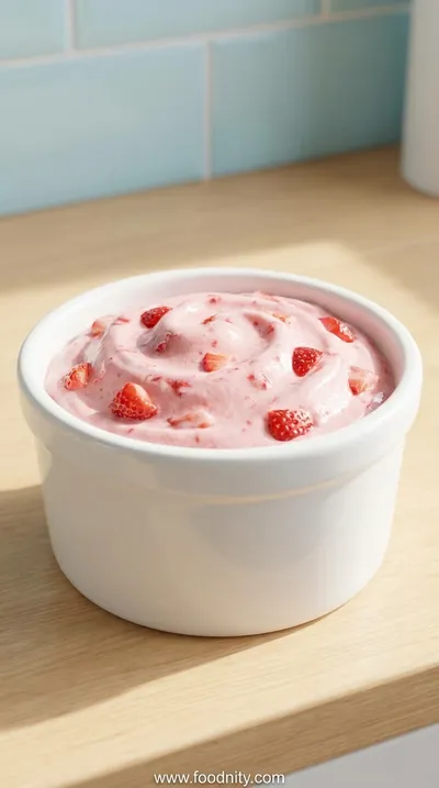 Homemede Strawberry Ice Cream