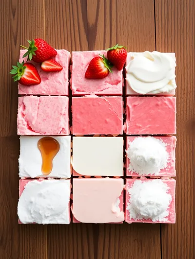 Strawberry Ice Cream Sandwiches - ingredients preparation