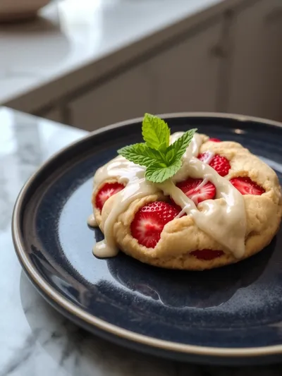 Strawberry Lemonade Cookie Recipe - cooking process
