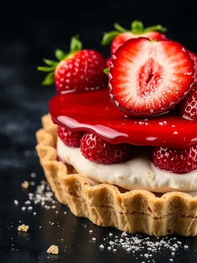 Strawberry Mascarpone Tart