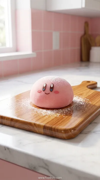 Kirby Strawberry Mochi Recipe