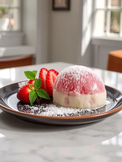 Strawberry Mochi Recipe - ready to serve