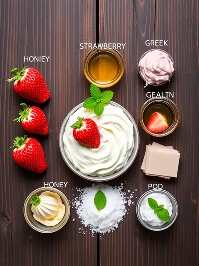 Strawberry Mousse Recipe – Light, Whipped Delight - ingredients preparation