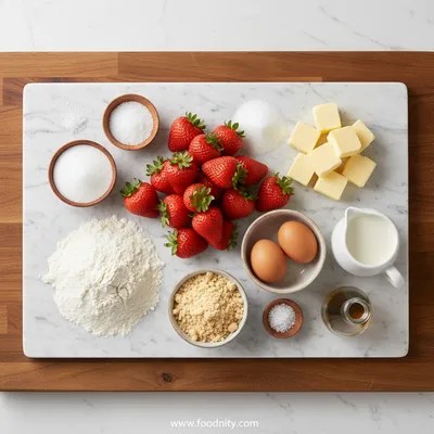 Strawberry Muffins Recipe – Easy Homemade Treat - cooking process