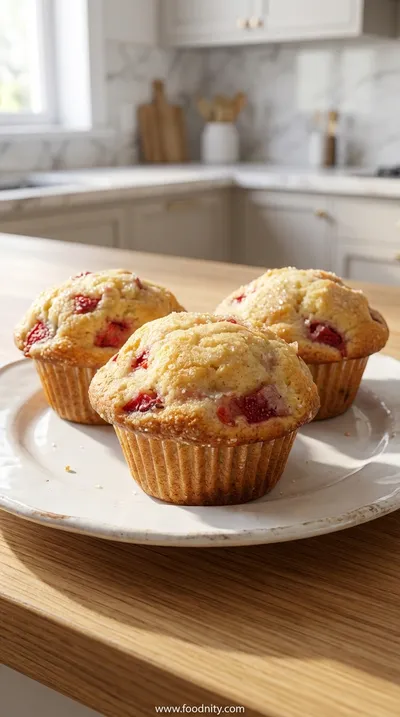 Strawberry Muffins Recipe – Easy Homemade Treat