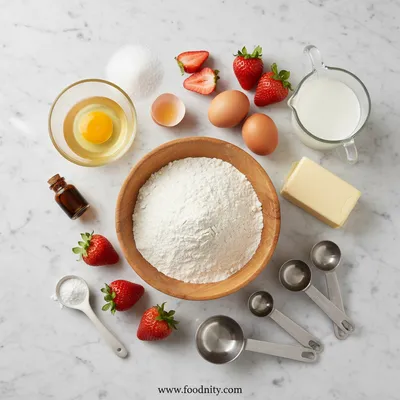 Strawberry Muffins – Quick & Easy Dessert - cooking process