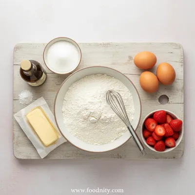 Strawberry Pound Cake Recipe - cooking process