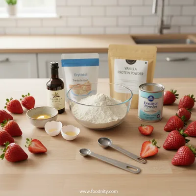 Strawberry Protein Muffins – Low‑Carb, High‑Protein - cooking process