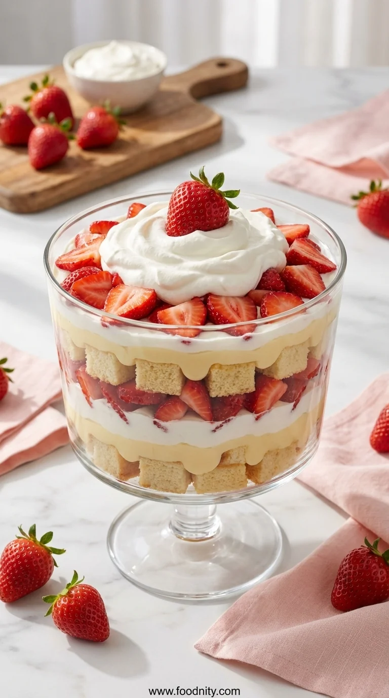 Strawberry Shortcake Trifle Recipe