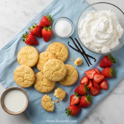 Strawberry Shortcake Trifle Recipe - cooking process