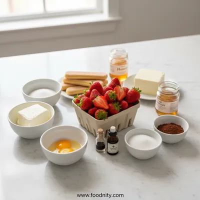 Strawberry Tiramisu Recipe - cooking process