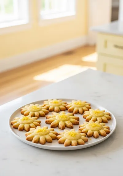 Summer Solstice Sun Cookies
