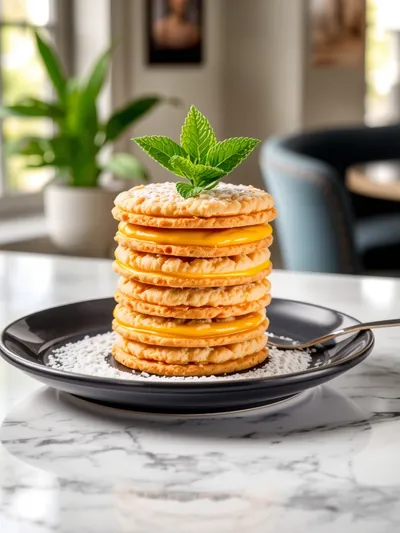 Tropical Mango Cookies - ready to serve