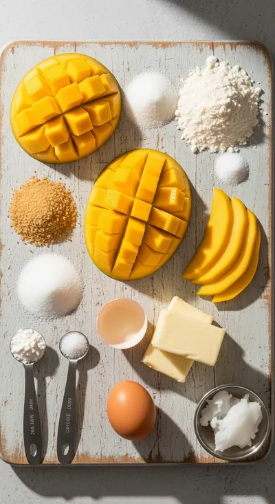 Tropical Mango Cookies - cooking process