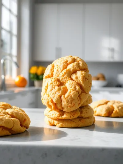 Vegan Zesty Orange Cookies