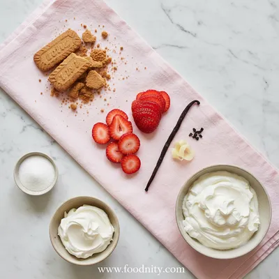 Verrine Speculoos Facon Fraisier Recipe - cooking process