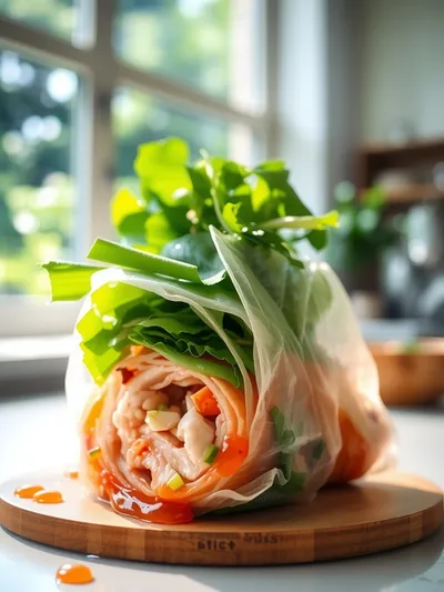 Vietnamese Summer Rolls With Chicken