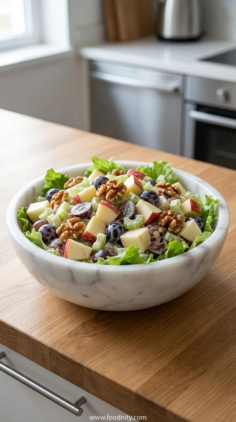 Waldorf Salad Recipe – Fresh & Healthy - feature image
