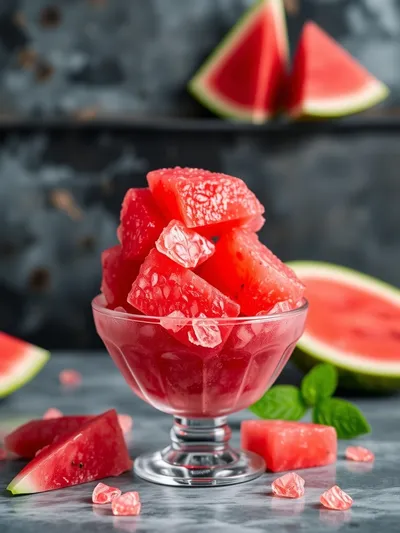 Easy Watermelon Sorbet