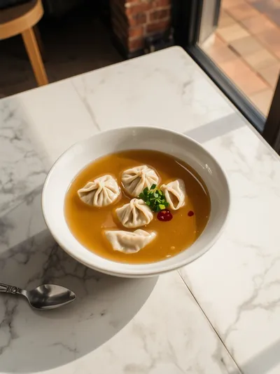 Homemade Wonton Soup Recipe - ready to serve