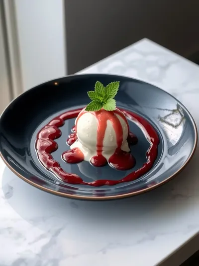 Zesty Rhubarb Sauce for Ice Cream - cooking process